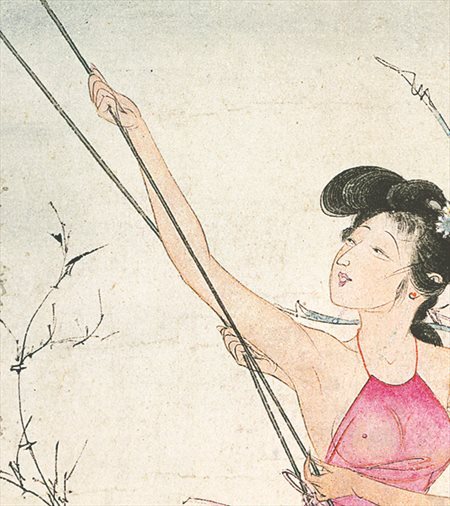 邵阳-胡也佛的仕女画和最知名的金瓶梅秘戏图
